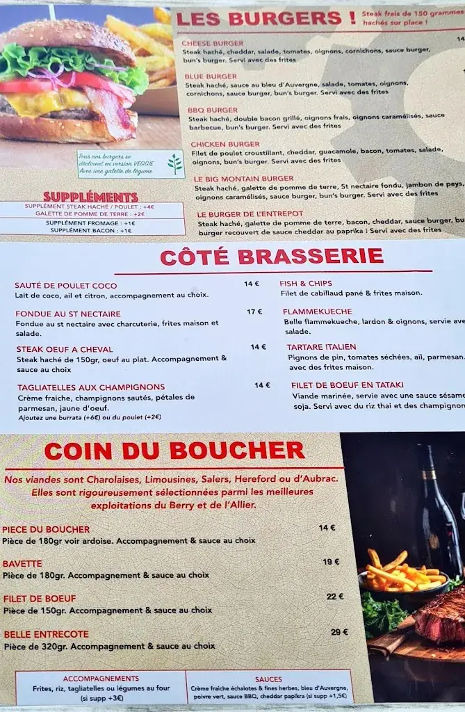 Menu_L'entrepôt - Brasserie_Saint-Amand-Montrond_image_1