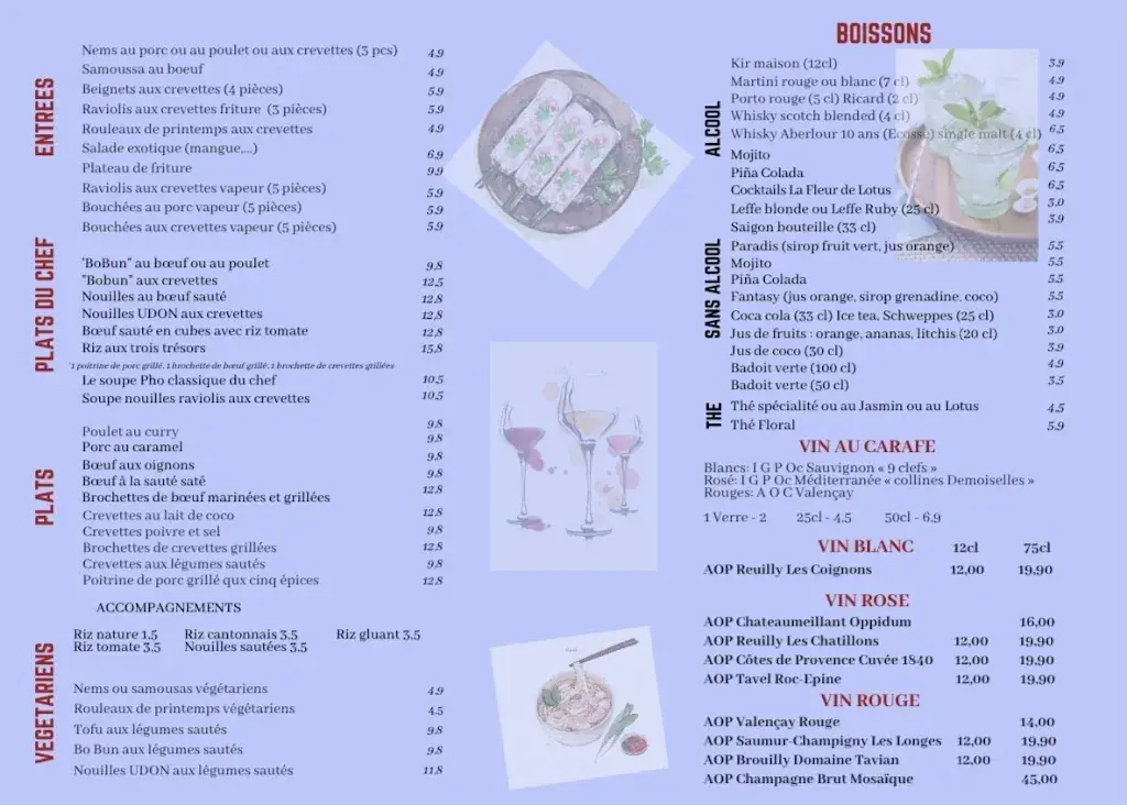 Menu_La Fleur de Lotus_Saint-Amand-Montrond_image_1