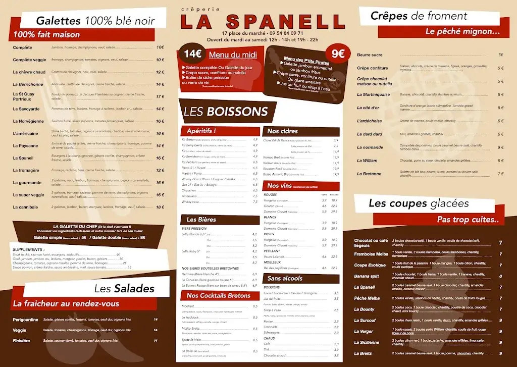 Menu_Creperie La Spanell_Saint-Amand-Montrond_image_1