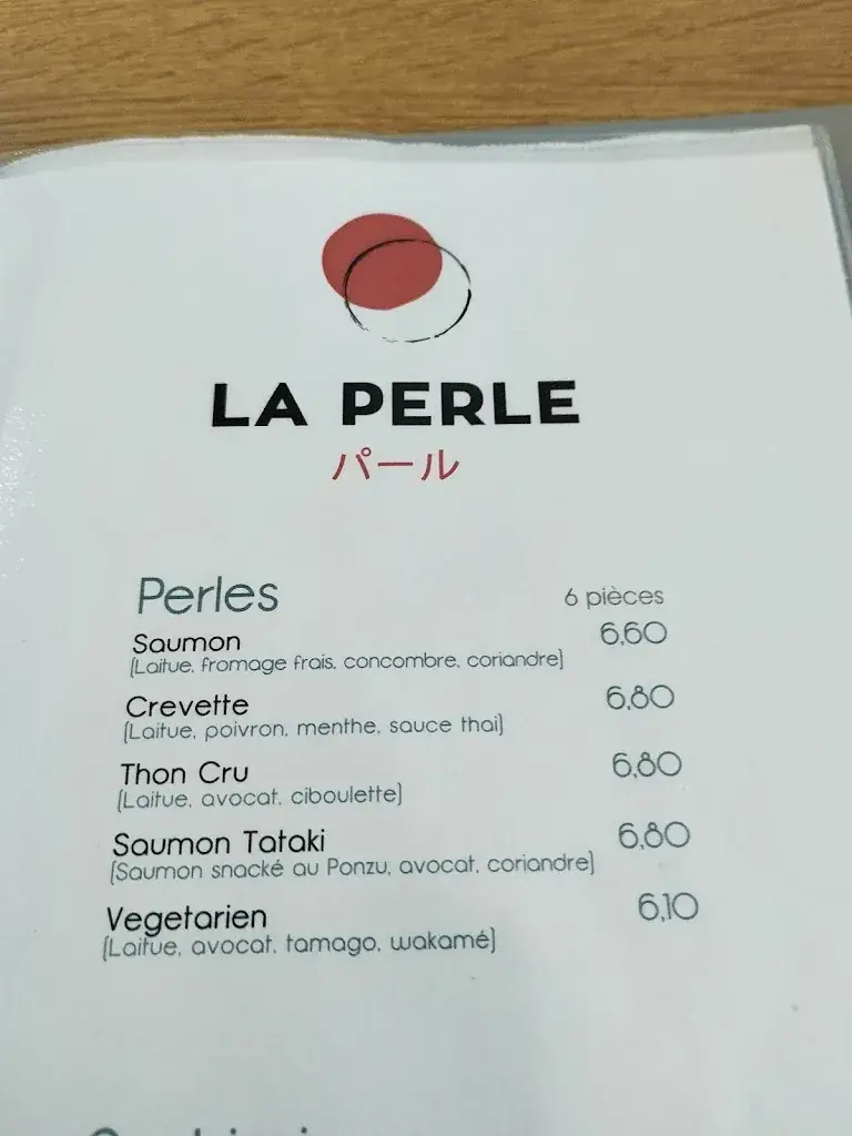 Menu_La Perle_Caluire-et-Cuire_immagine_1