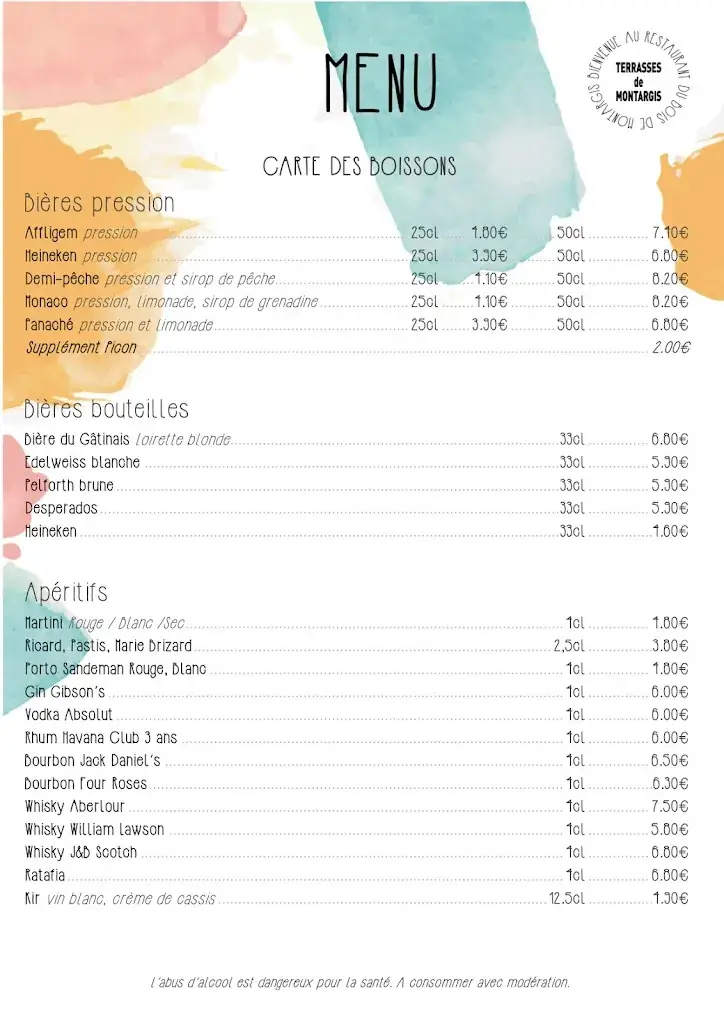 Menu_LES TERRASSES DE MONTARGIS_Pannes_image_1