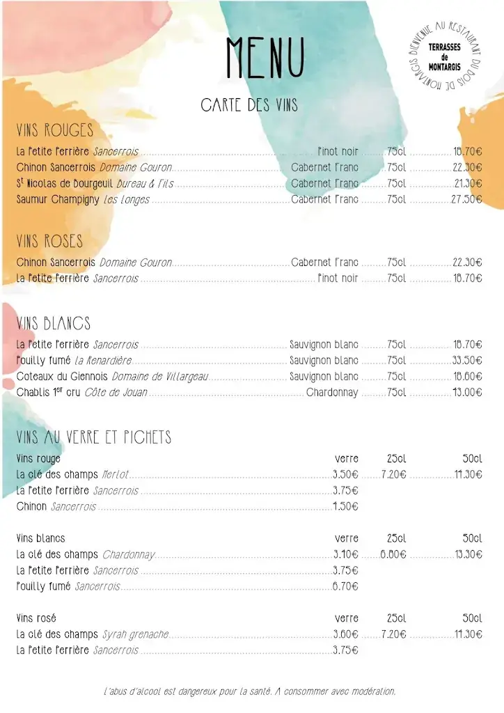 Menu_LES TERRASSES DE MONTARGIS_Pannes_image_3