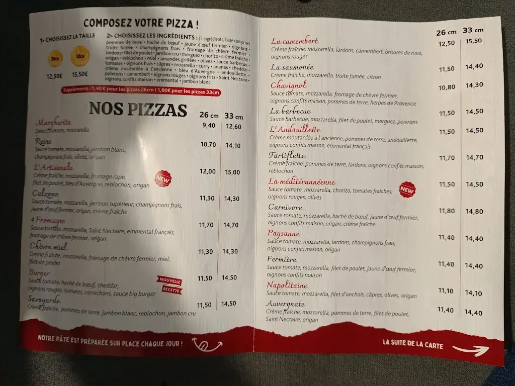 Menu_Artisanal Pizza🍕_Saint-Germain-du-Puy_image_1