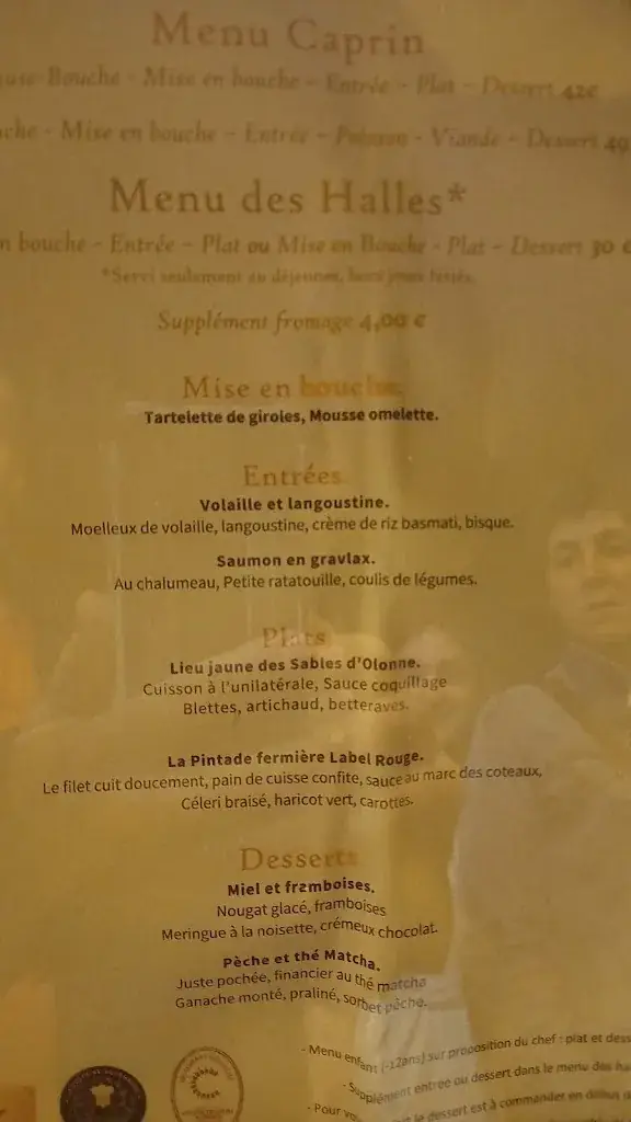 Menu_La Table des Halles_Sainte-Maure-de-Touraine_image_1