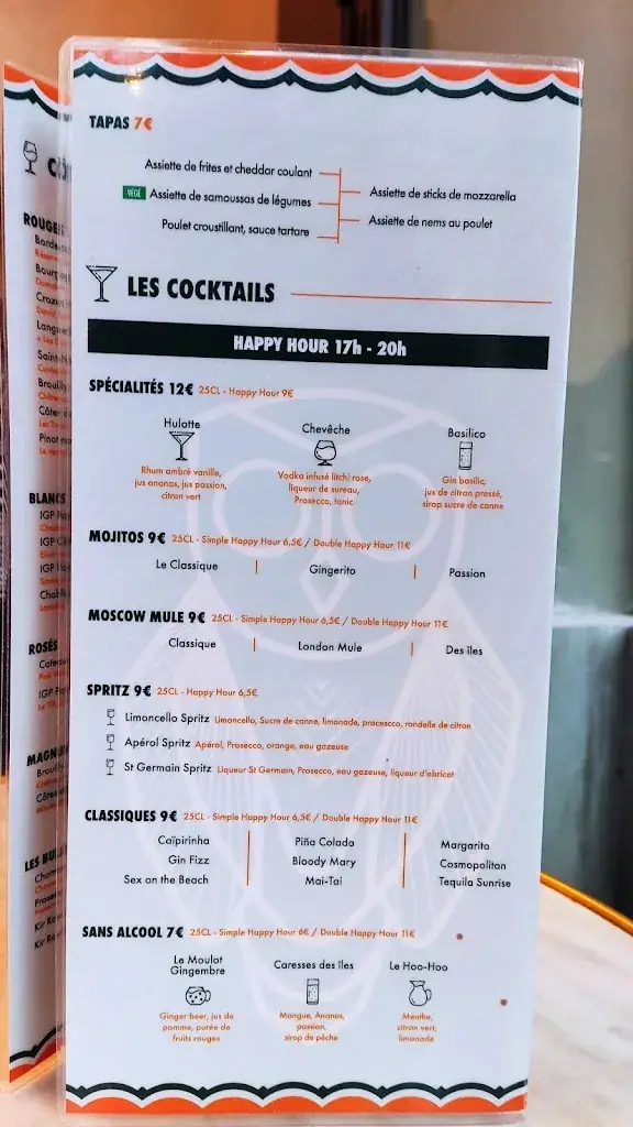 Menu_Brasserie la Chouette_Paris_image_3