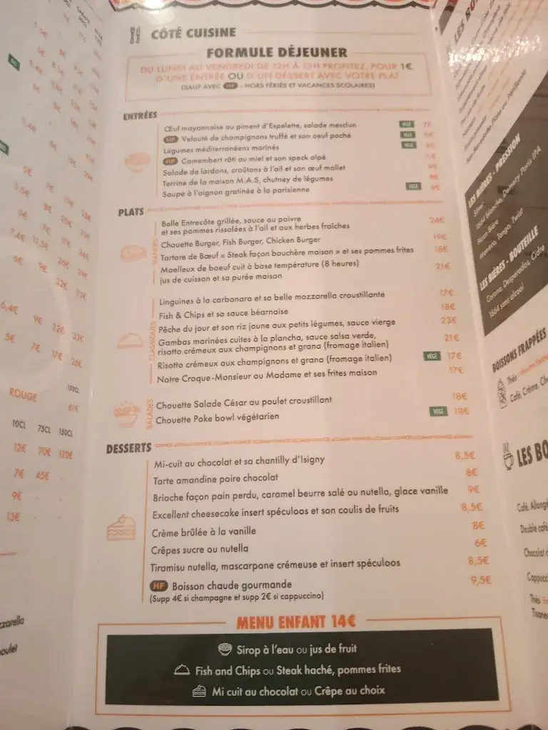 Menu_Brasserie la Chouette_Paris_image_4