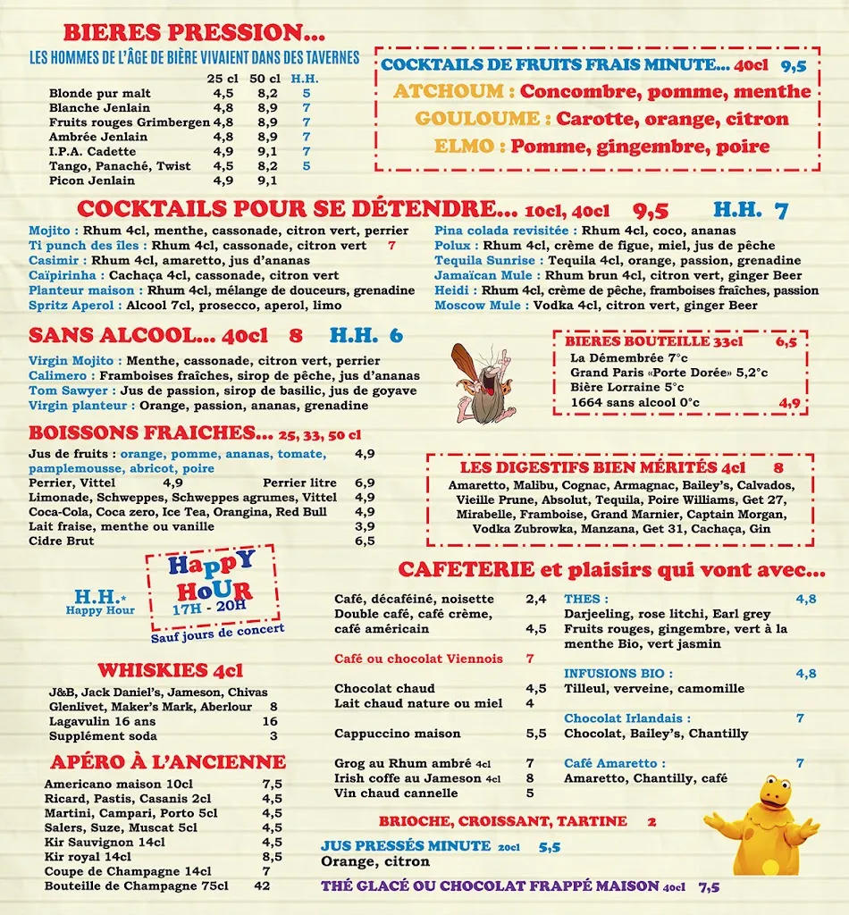 Menu_La Cantine de daumesnil - restaurant paris 12_Paris_image_1