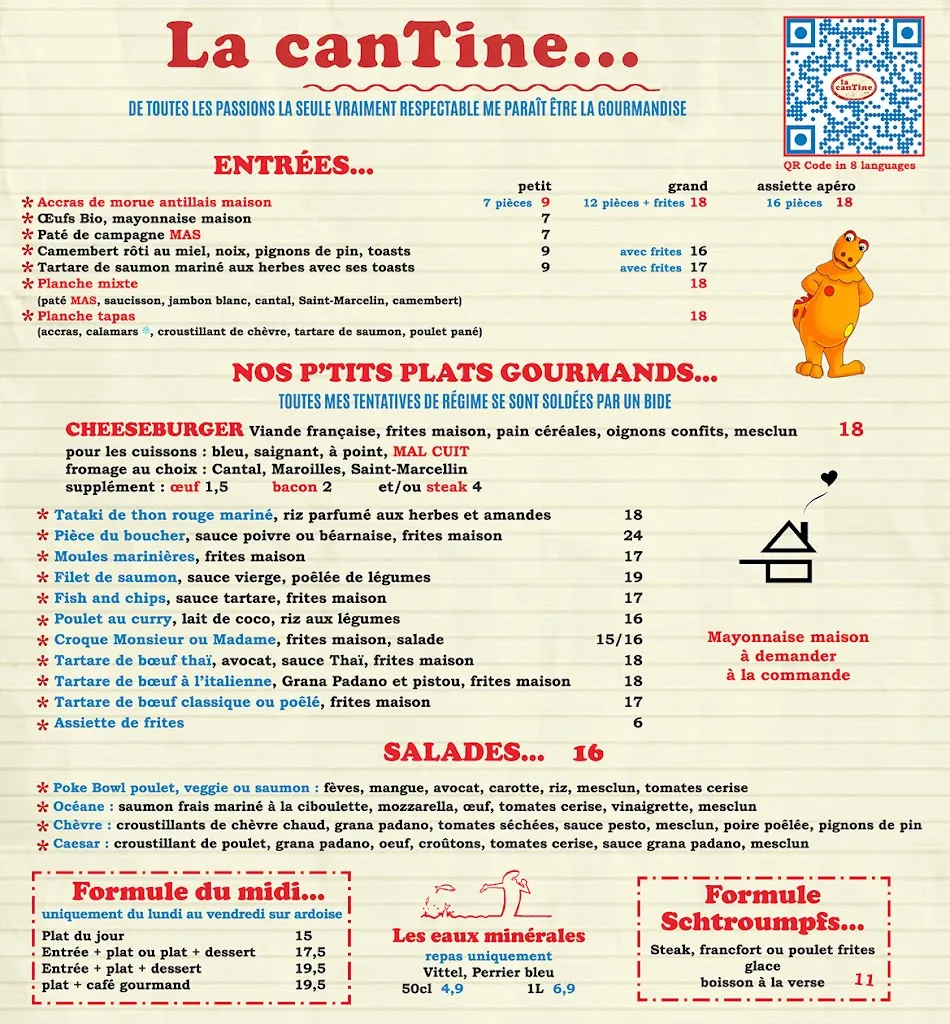 Menu_La Cantine de daumesnil - restaurant paris 12_Paris_image_2
