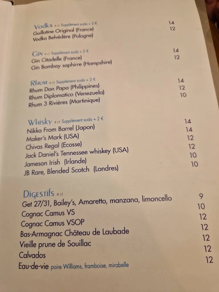 Menu_Le Globe_Paris_image_4