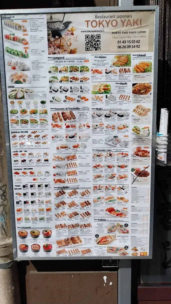 Menu_Tokyo Yaki_Paris_image_1