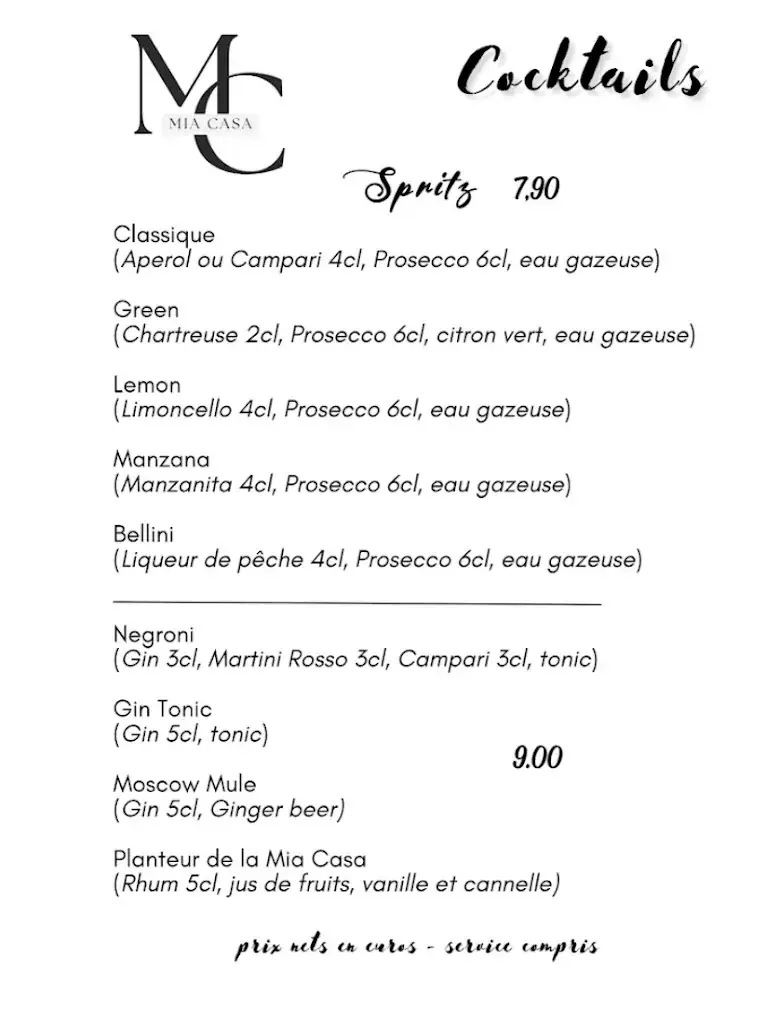 Menu_La Mia Casa_Paris_image_3