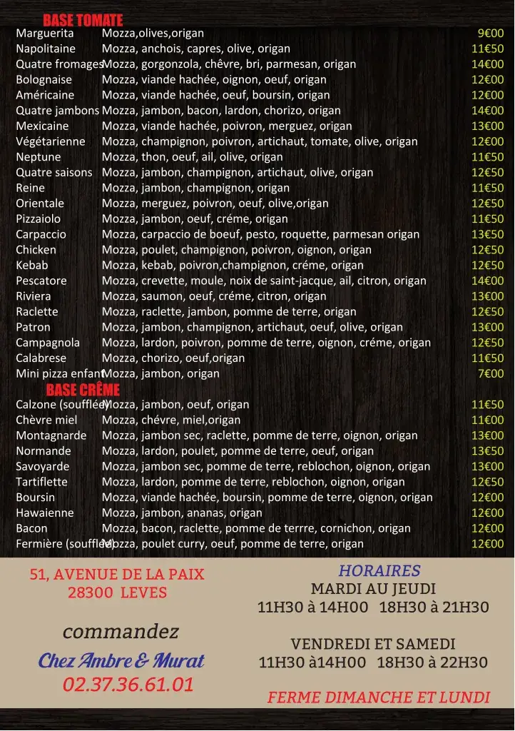 Menu_LE DON CAMILLO_Lèves_image_1