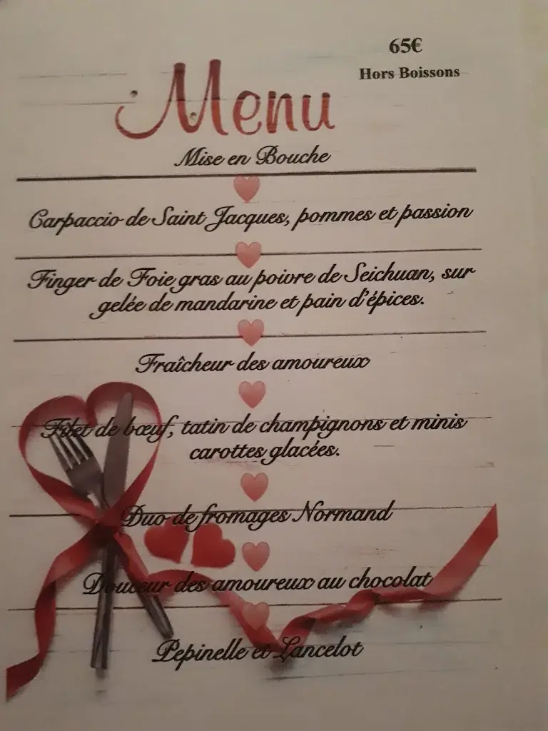 Menü_Restaurant Le Grand Cerf_Nonancourt_Bild_2