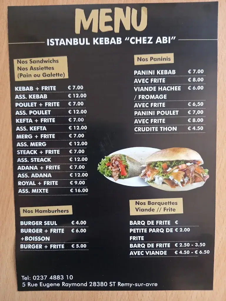 Menu_Istanbul Kebab chez abi_Saint-Rémy-sur-Avre_image_1