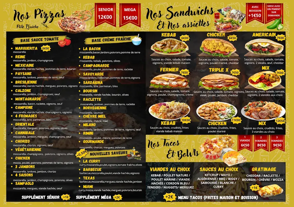 Menu_Pronto PIZZA, KEBAB, TACOS, BURGER_Saint-Rémy-sur-Avre_image_1