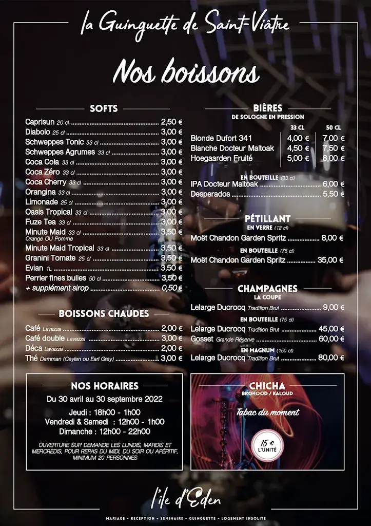 Menu_La guinguette de Saint Viâtre_Saint-Viâtre_image_2