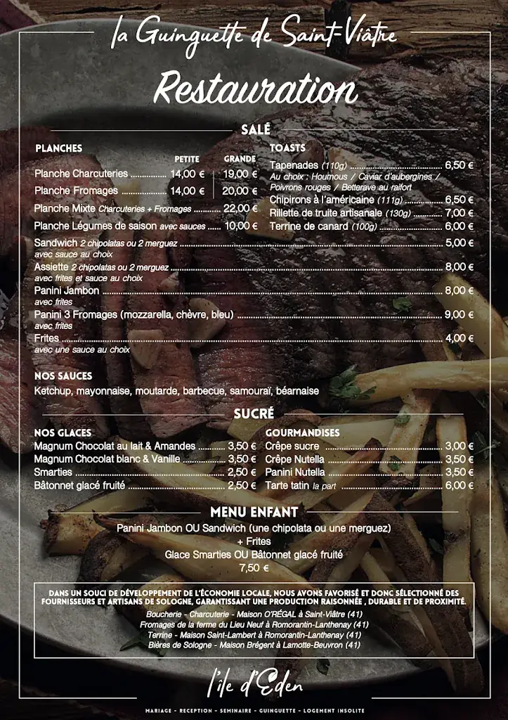 Menu_La guinguette de Saint Viâtre_Saint-Viâtre_image_3