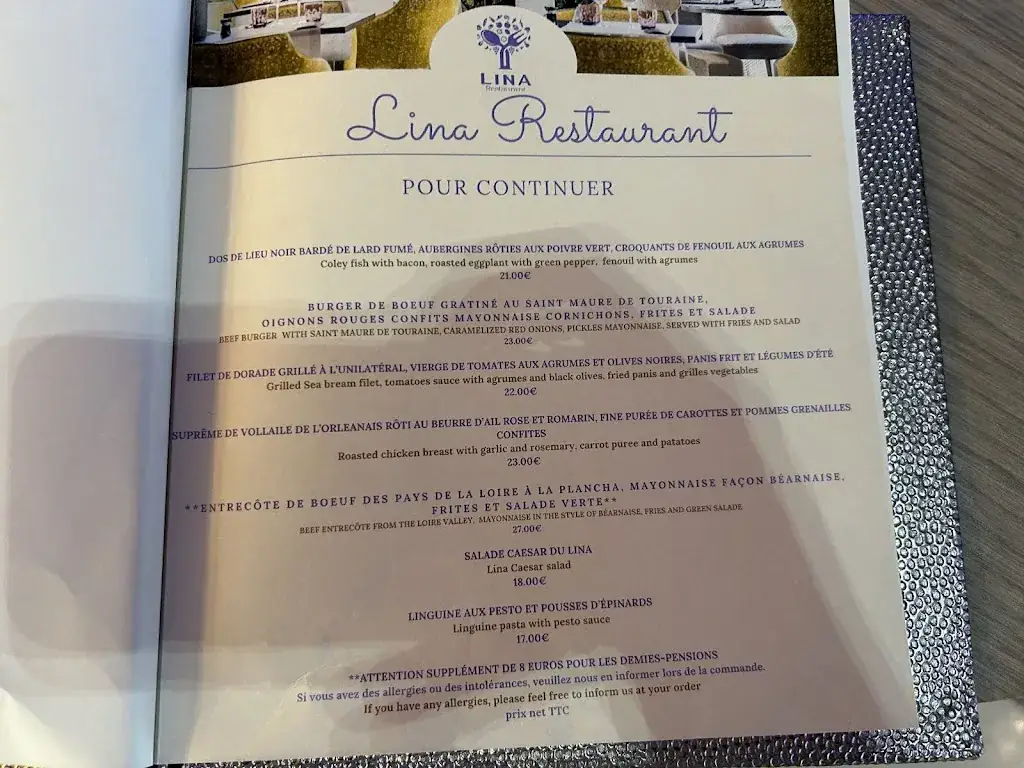Menu_LINA RESTAURANT_Saint-Jean-de-Braye_image_1