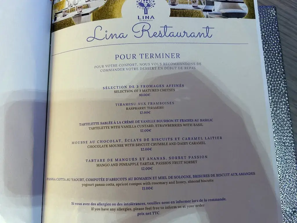Menu_LINA RESTAURANT_Saint-Jean-de-Braye_image_3