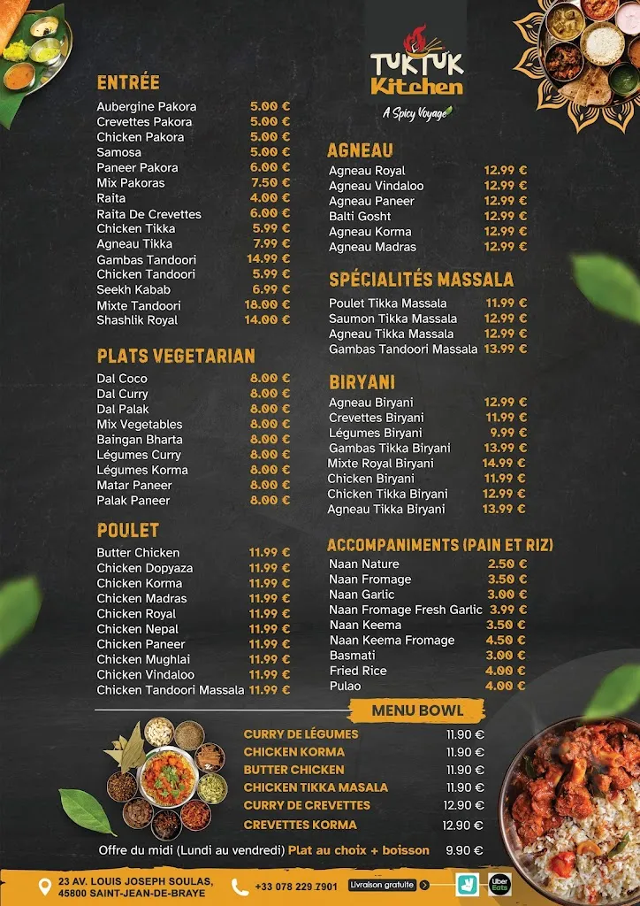 Menu_TUK TUK KITCHEN_Saint-Jean-de-Braye_image_1
