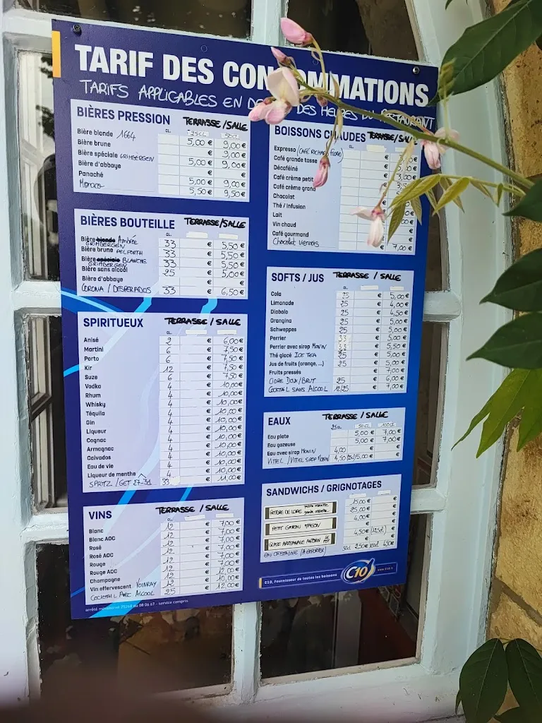 Menu_Restaurant de la Marine_Combleux_image_2