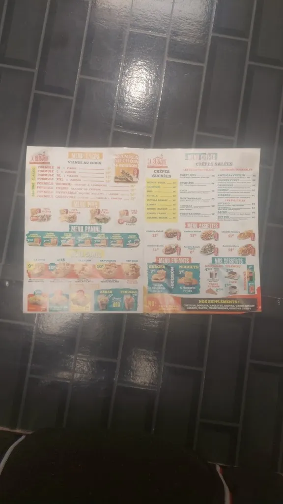 Menu_Restaurant la Baraque_Saint-Jean-de-Braye_image_1