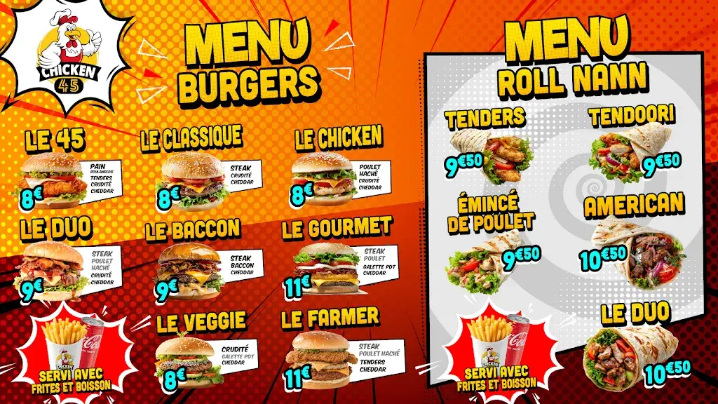 Menu_chicken 45_Saint-Jean-de-Braye_image_3
