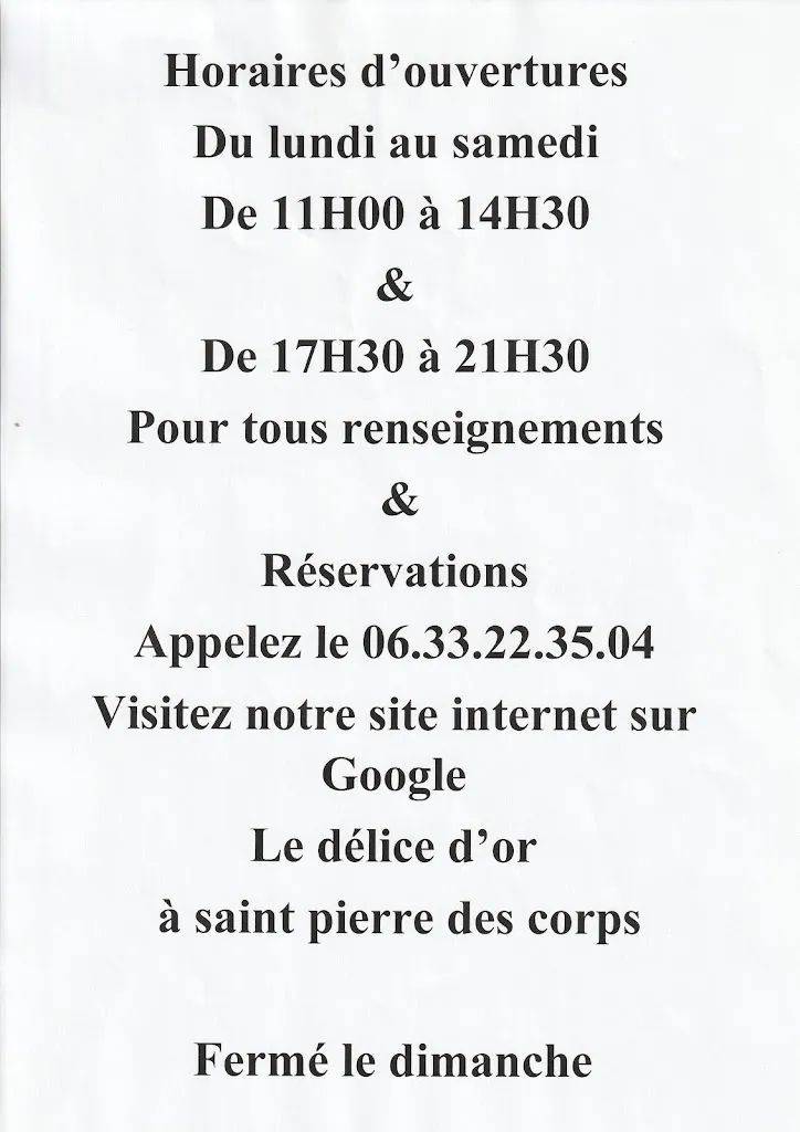 Menu_Le délice d'or_Saint-Pierre-des-Corps_image_3