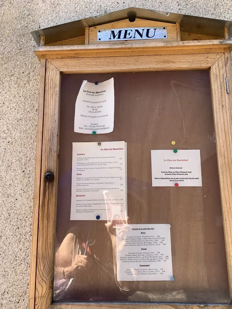 Menu_Le Clos du Maréchal_Sancerre_immagine_4