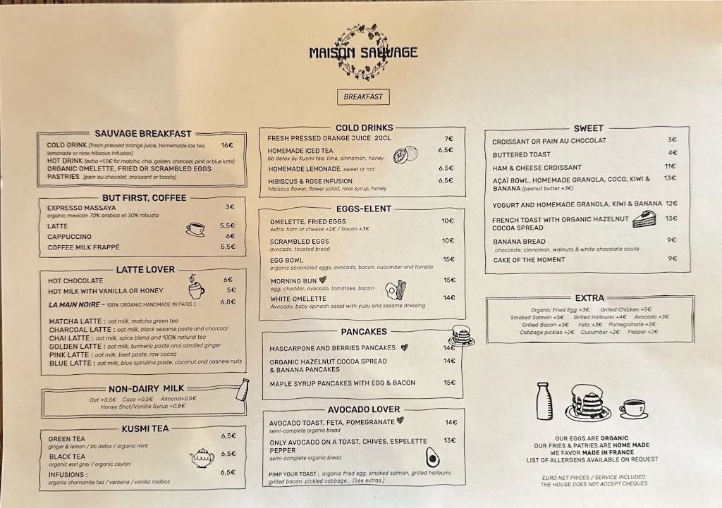Menu_Maison Sauvage_Paris_image_1