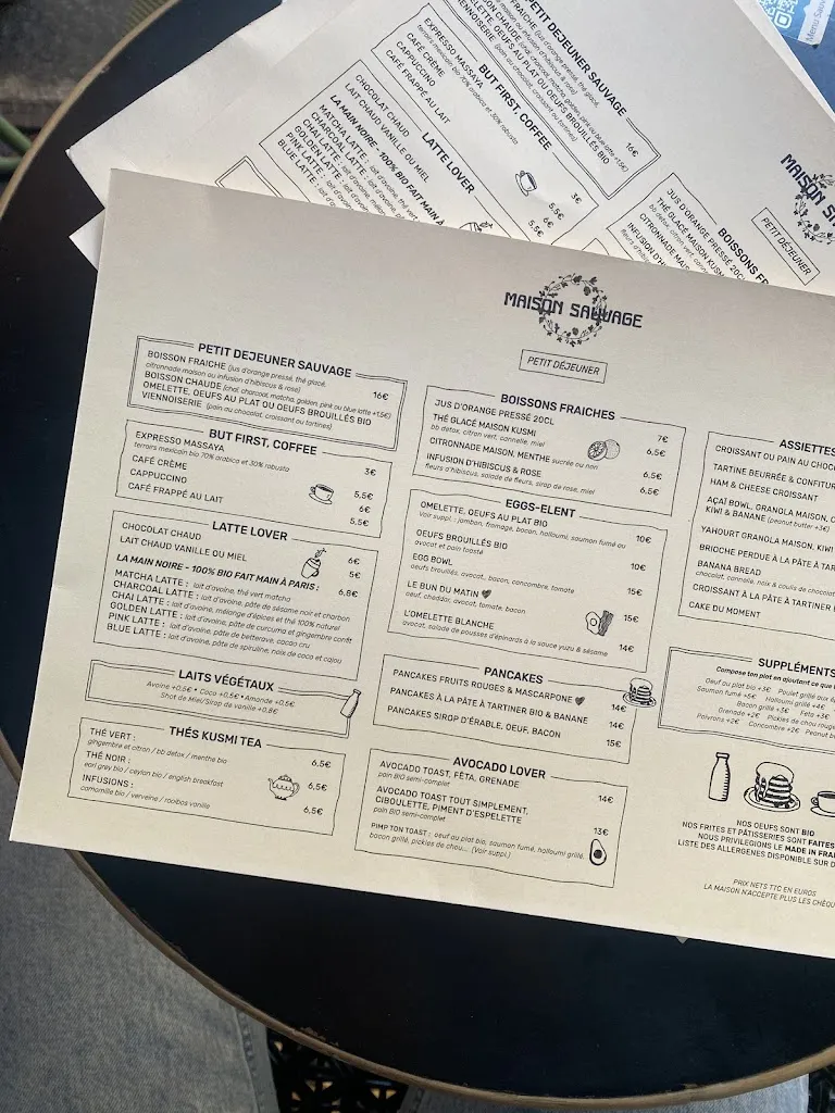Menu_Maison Sauvage_Paris_image_2