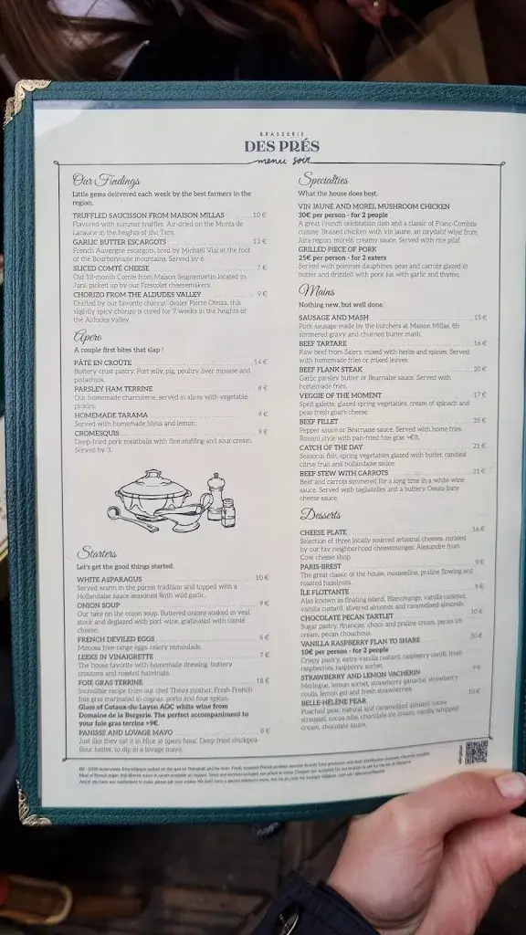 Menu_Brasserie des Prés_Paris_image_3