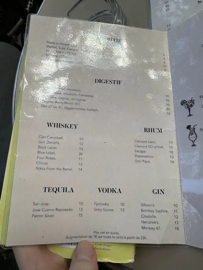 Menu_Côté Saint-Germain_Paris_image_4