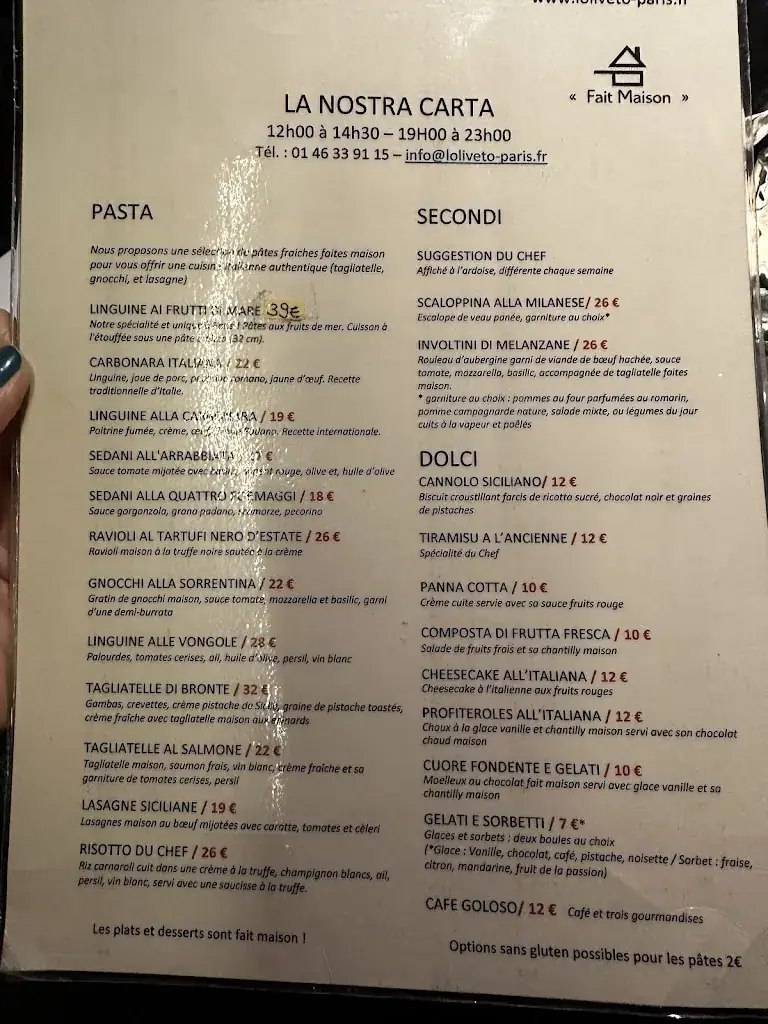 Menu_L'Oliveto_Paris_image_1