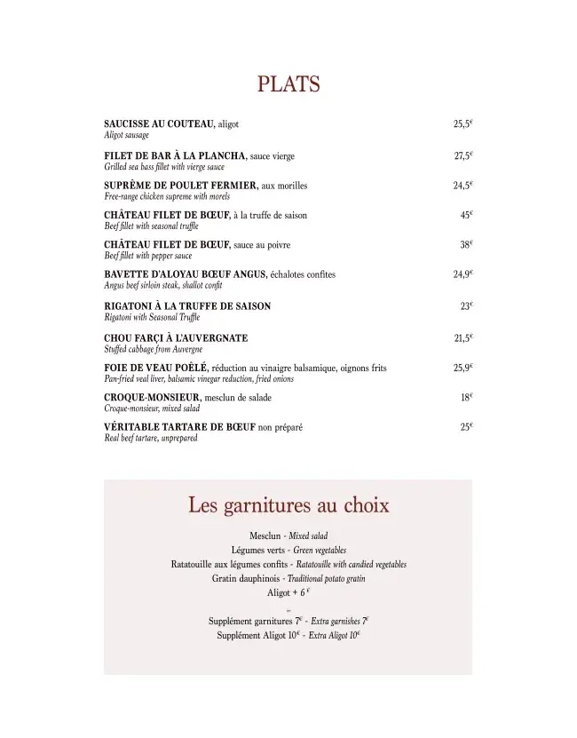 Menu_Le Chai - Saint Germain_Paris_image_4