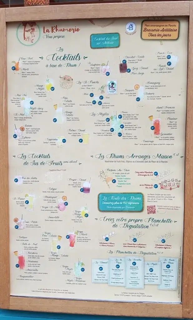 Menu_La Rhumerie_Paris_image_1