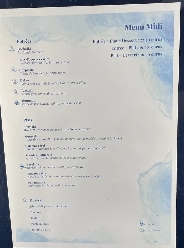 Menu_L'ouzeri Paris Odéon_Paris_image_4