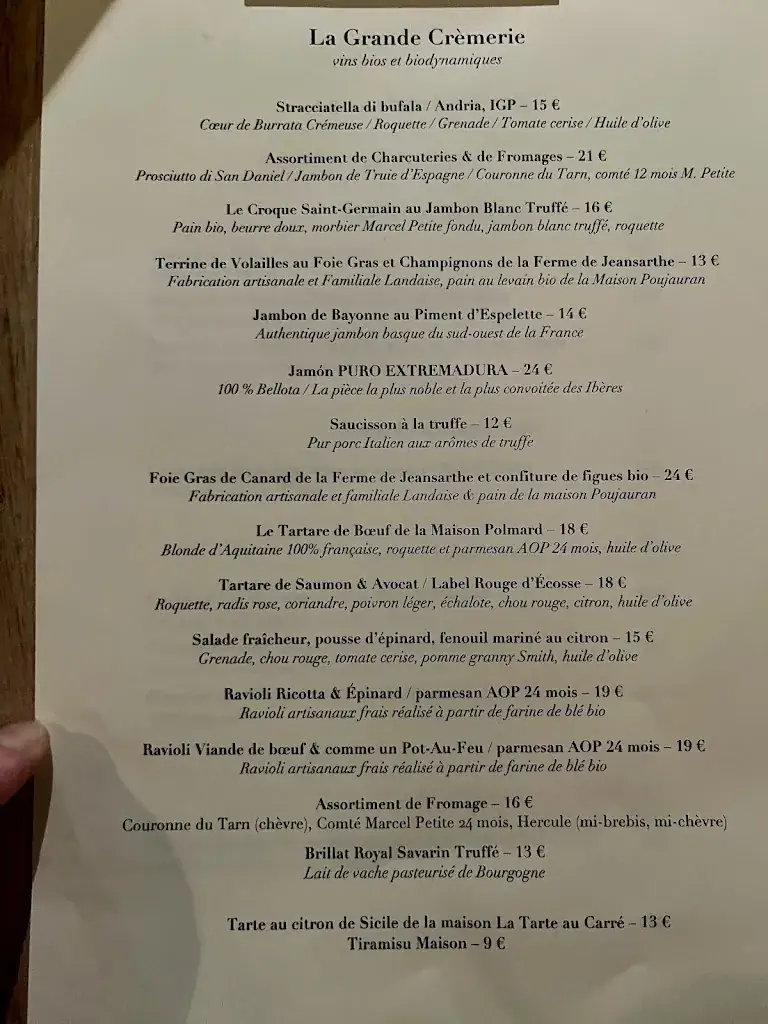 Menu_La Grande Crèmerie_Paris_image_4