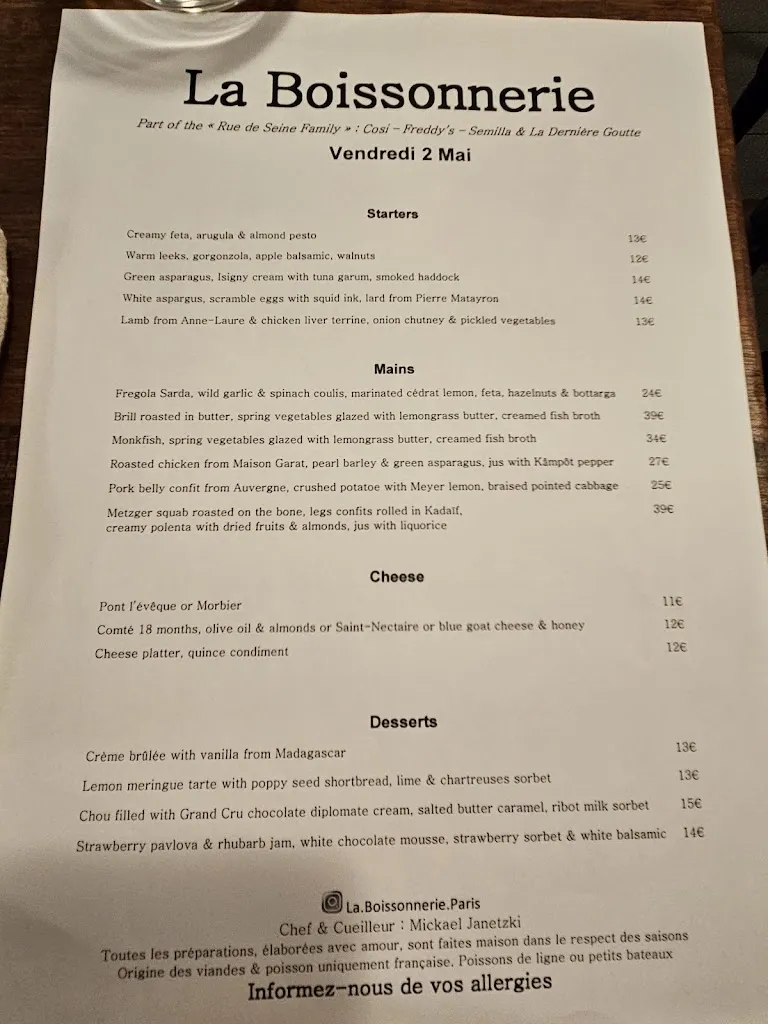 Menu_La Boissonnerie_Paris_immagine_2