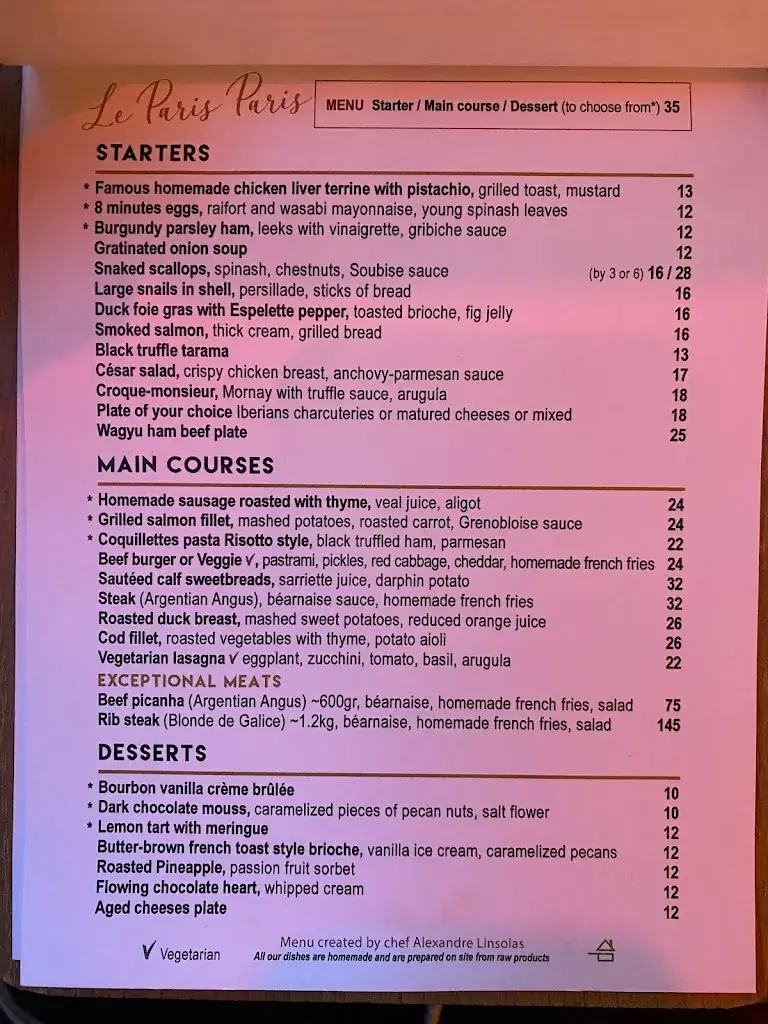 Menu_Le Paris Paris_Paris_image_3