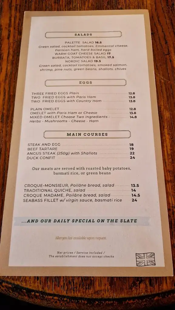 Menu_La Palette_Paris_image_1