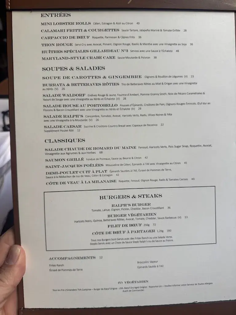 Menu_Ralph's Restaurant_Paris_image_3