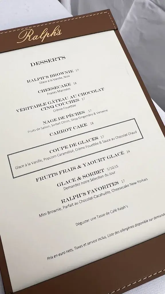 Menu_Ralph's Restaurant_Paris_image_4