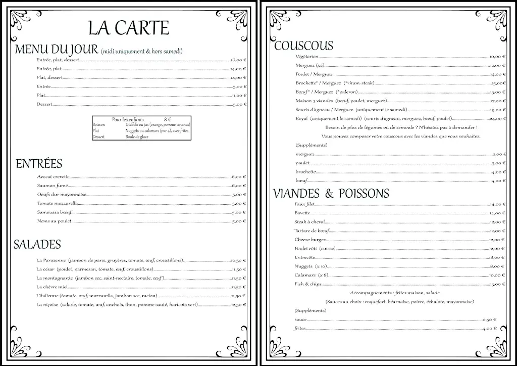 Menu_Hôtel Le Capitole_Salbris_image_2