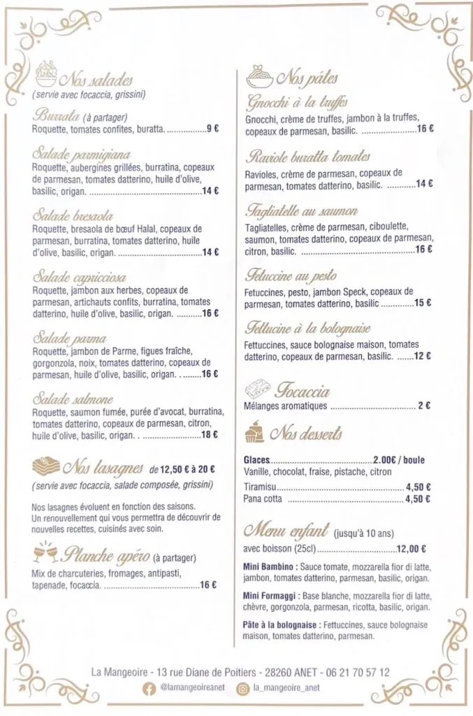 Menu_La mangeoire_Anet_image_1