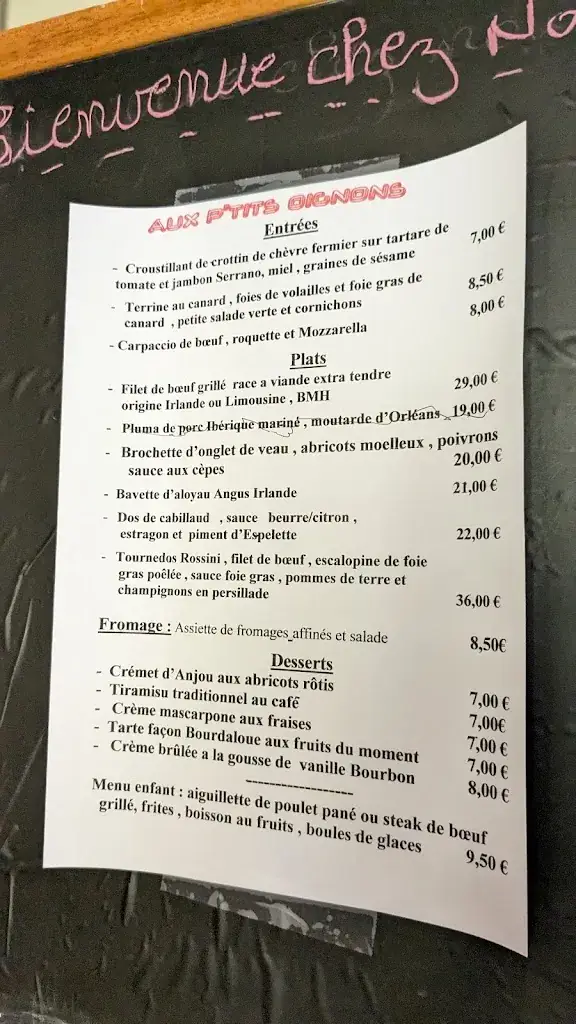 Menu_Aux P'tits Oignons_Sully-sur-Loire_image_3