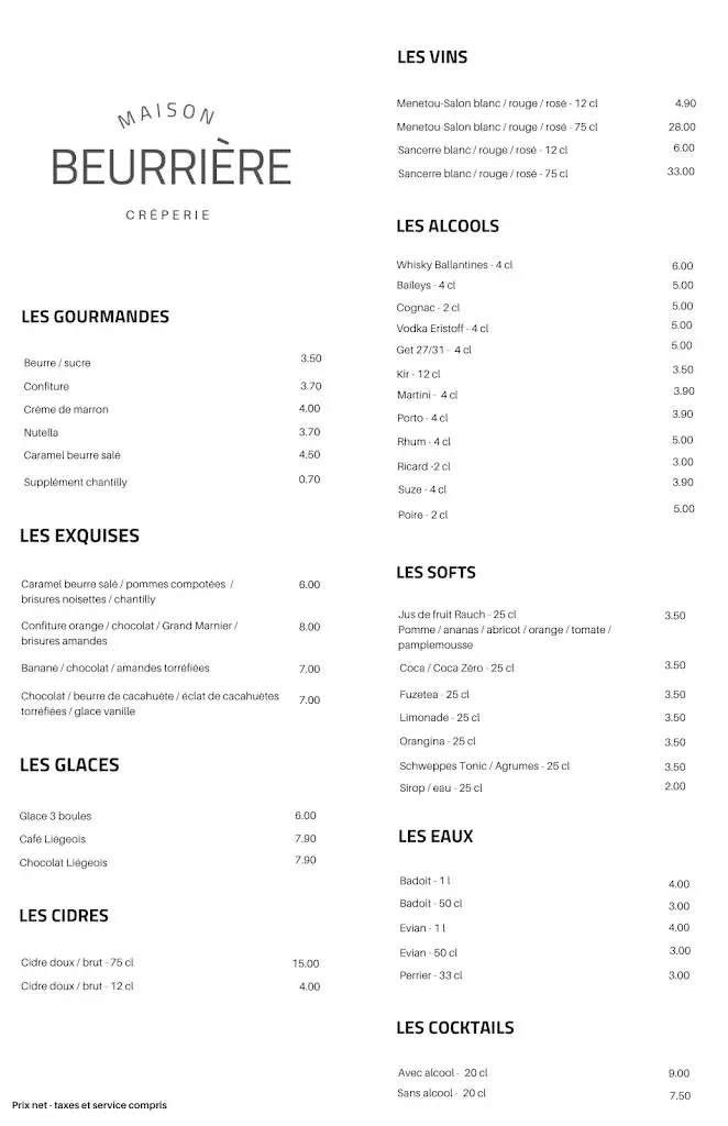 Menu_Maison Beurrière_Sancoins_immagine_1