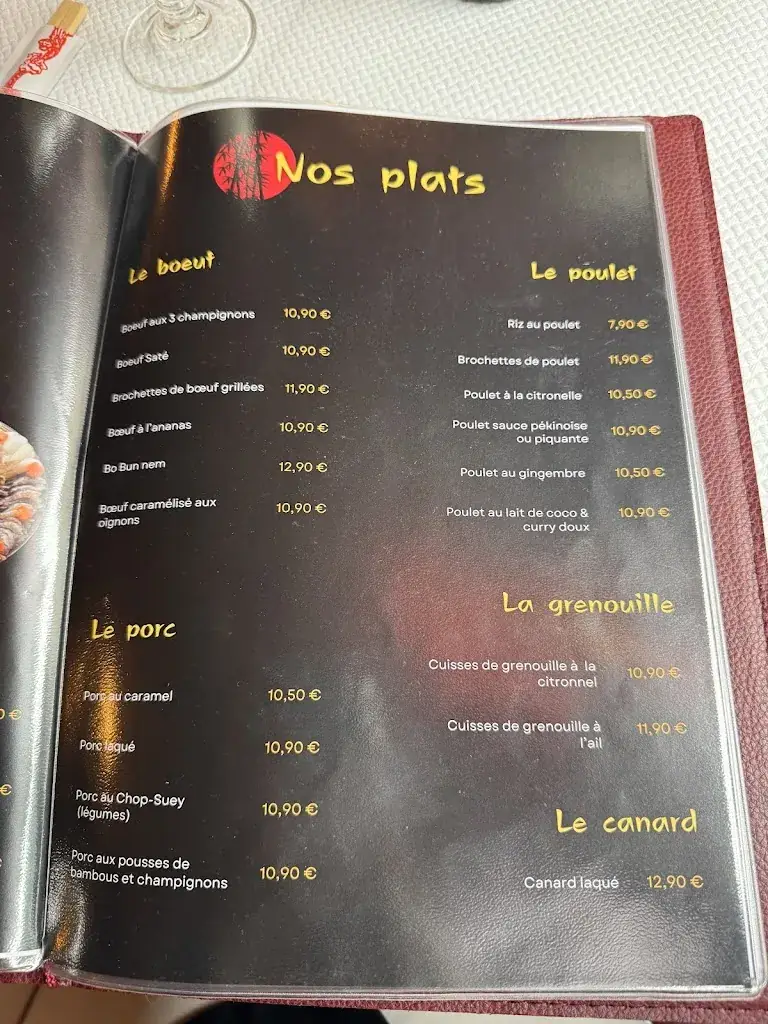 Menu_Restaurant Le Vietnam_Brioude_image_1