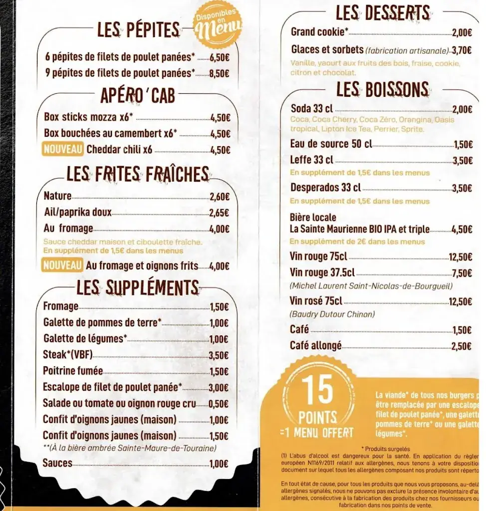 Menu_La Cabane à Burger_Sorigny_image_1