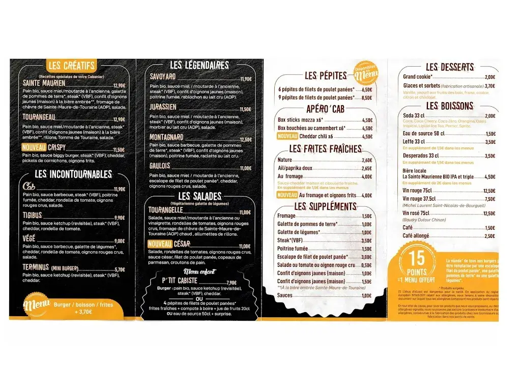 Menu_La Cabane à Burger_Sorigny_image_2
